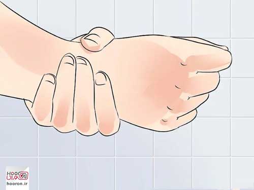 استریل کردن دست ها